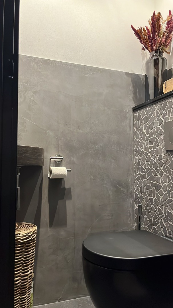 Toilet in betonlook, Toilet